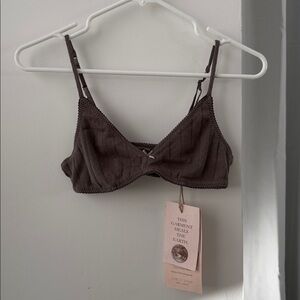 NWT Christy Dawn Charcoal Max Bralette